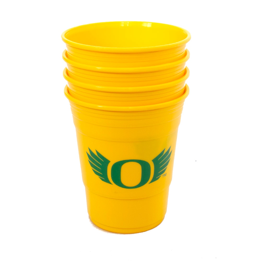 O Wings, MCM Group, Yellow, Kitchen Accessories, Plastic, Home & Auto, 3.5"x2", 4 pack, Cups, 827961